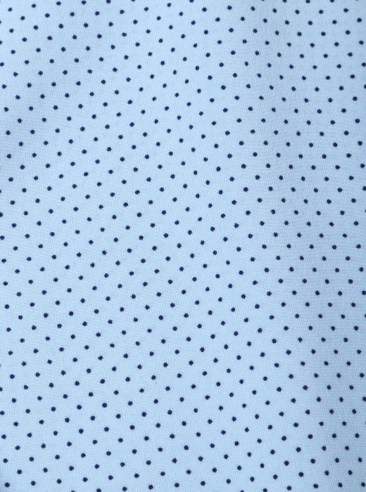 Индо принт "Крапинки" (СИНИЙ ГОРОХ НА ГОЛУБОМ - 0,1 СМ - 11)