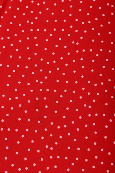 Индо принт "Средний горох" (БЕЛЫЙ ГОРОХ НА АЛОМ - 0,2 СМ - 20)