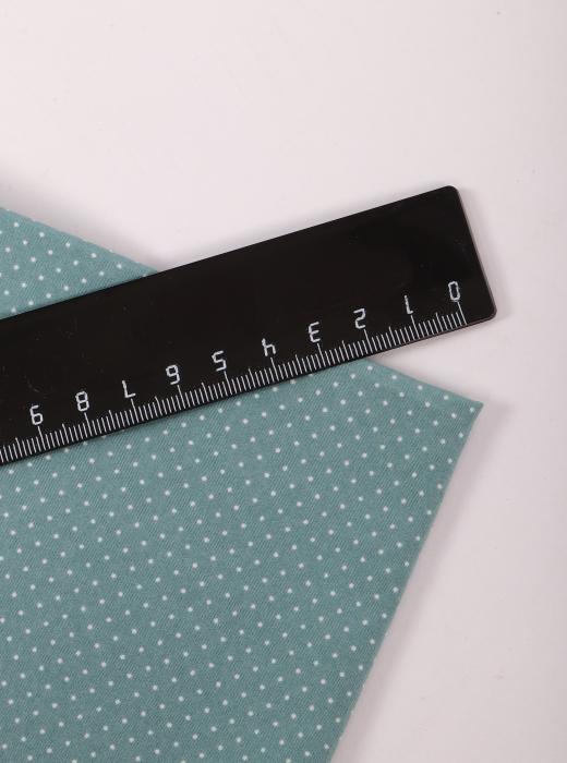 Индо принт "Крапинки" (БЕЛЫЙ ГОРОХ НА ЗЕЛЕНОМ - 0,1 СМ - 18)