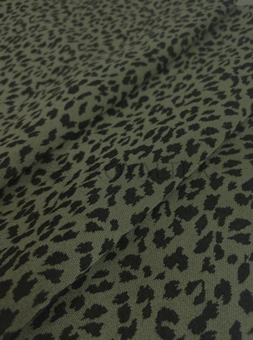 Жаккард принт RT8 (ЛЕОПАРД ХАКИ)