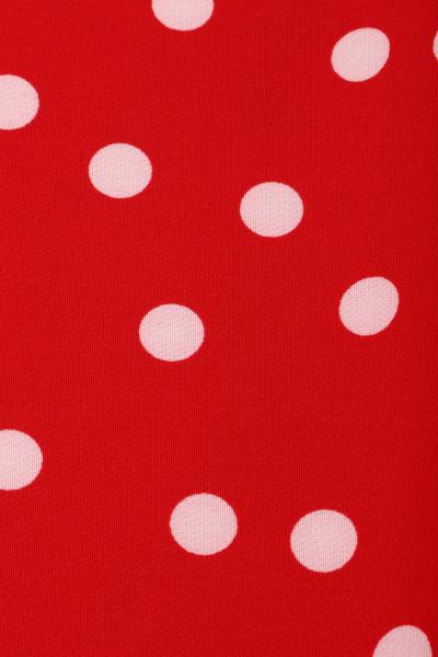 Марчиано принт (ГОРОХ КРАСНЫЙ 1 СМ - 4)