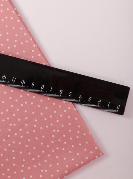 Индо принт "Средний горох" (БЕЛЫЙ ГОРОХ НА БЕЖЕВОМ - 0,2 СМ - 40)