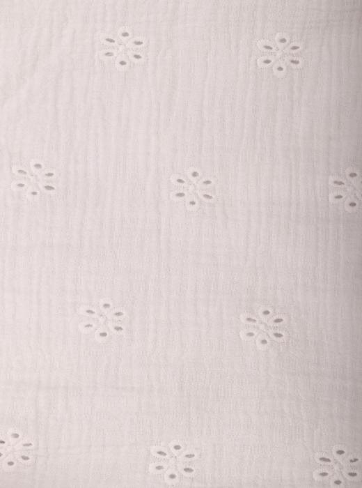 Муслин с вышивкой (БЕЛЫЙ - 1)