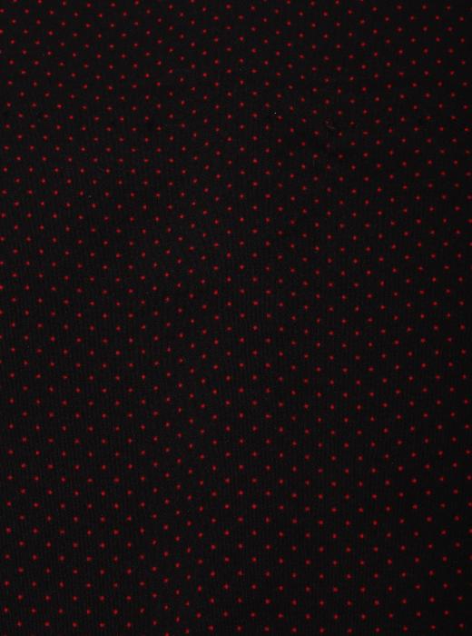 Индо принт "Крапинки" (КРАСНЫЙ ГОРОХ НА ЧЕРНОМ - 0,1 СМ - 17)