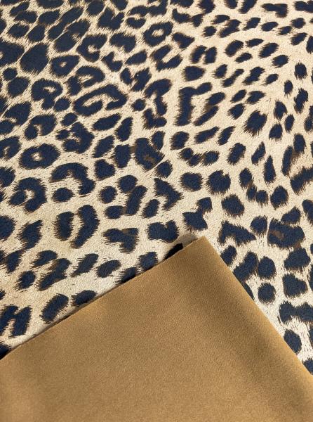 Замша принт RT47 (ЛЕОПАРД СВЕТЛЫЙ)